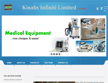 Tablet Screenshot of kinabsinfiniti.com